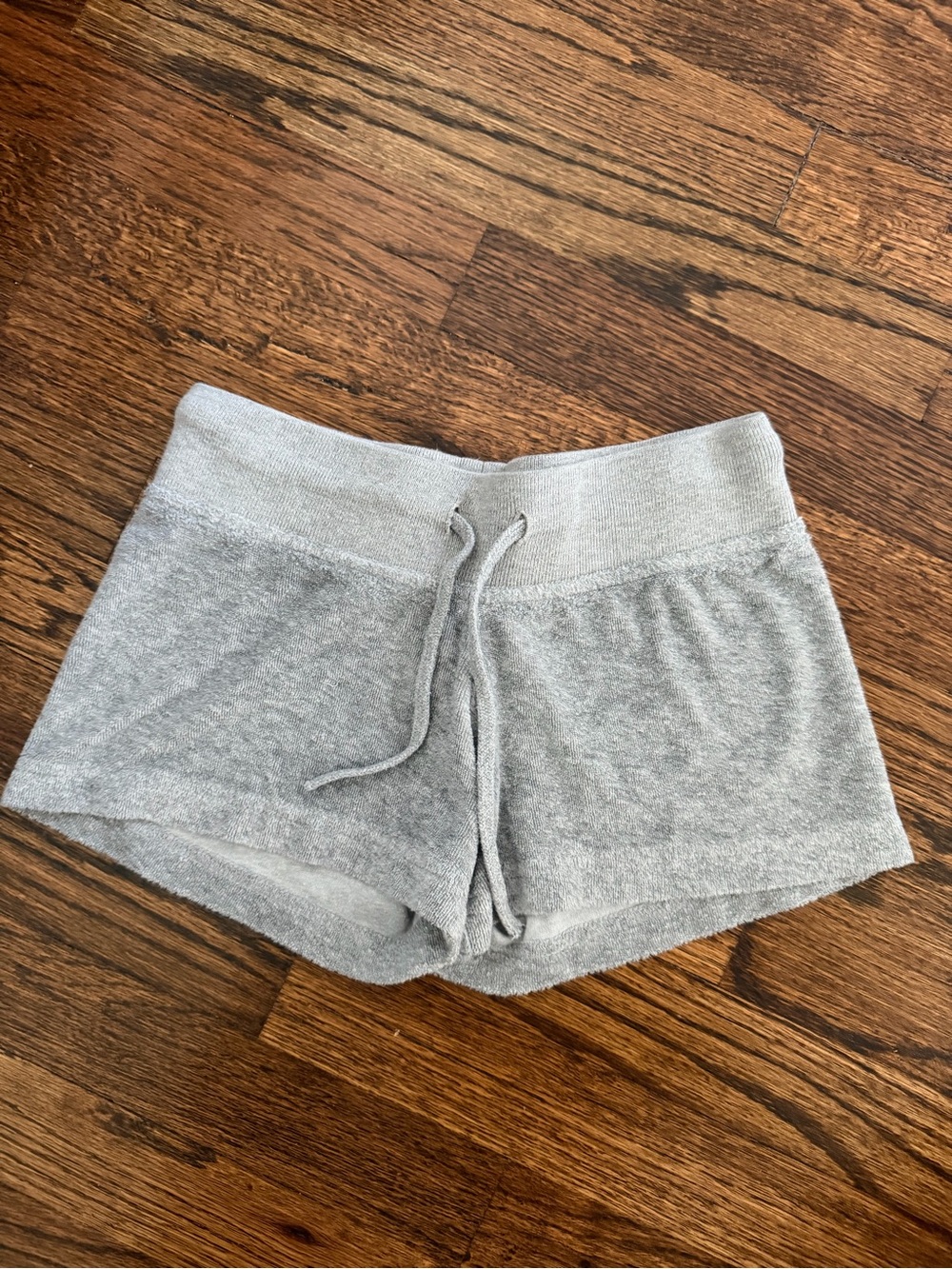 Hard Tail Forever - Gray Terry Cloth Lounge Shorts - Drawstring Waist (GIRLS)